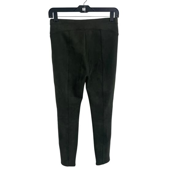 Spanx Pull On High Rise Olive Green Faux Suede Leggings Womens Size Small - Picture 5 of 6
